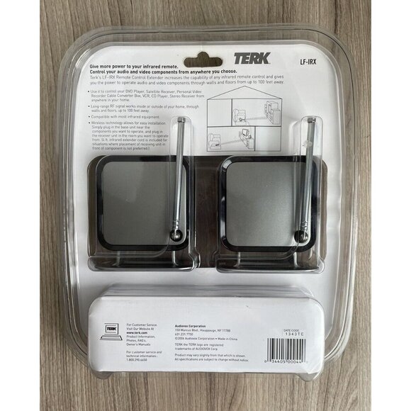 Audiovox Terk Wireless Remote Control Extender Up To 100 Feet Away Model LF-IRX - Picture 2 of 3